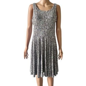 Nicole Miller New York Leopard Print Shift Dress